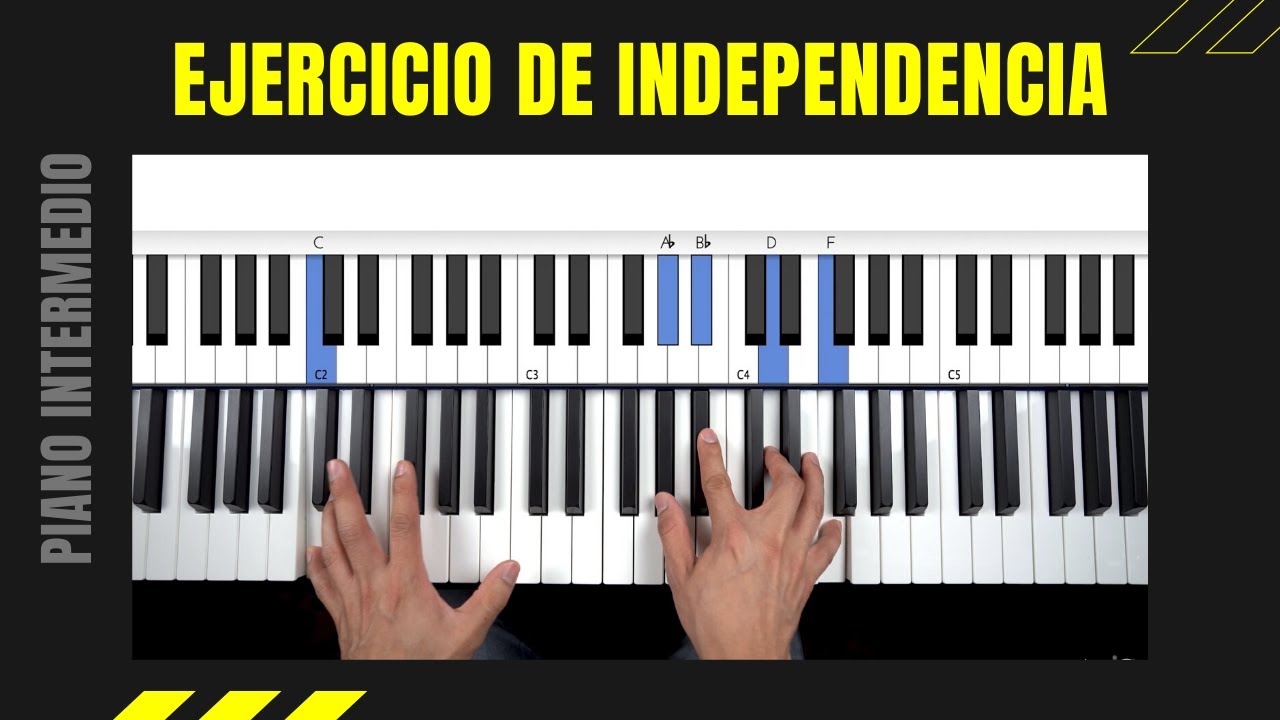 Ejercicio de Independencia - Piano Intermedio
