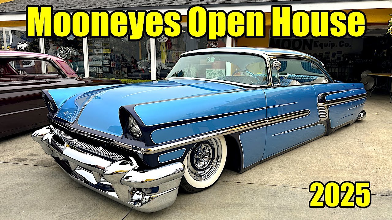 Mooneyes Open House 2025 Car Show, Santa Fe Springs, California