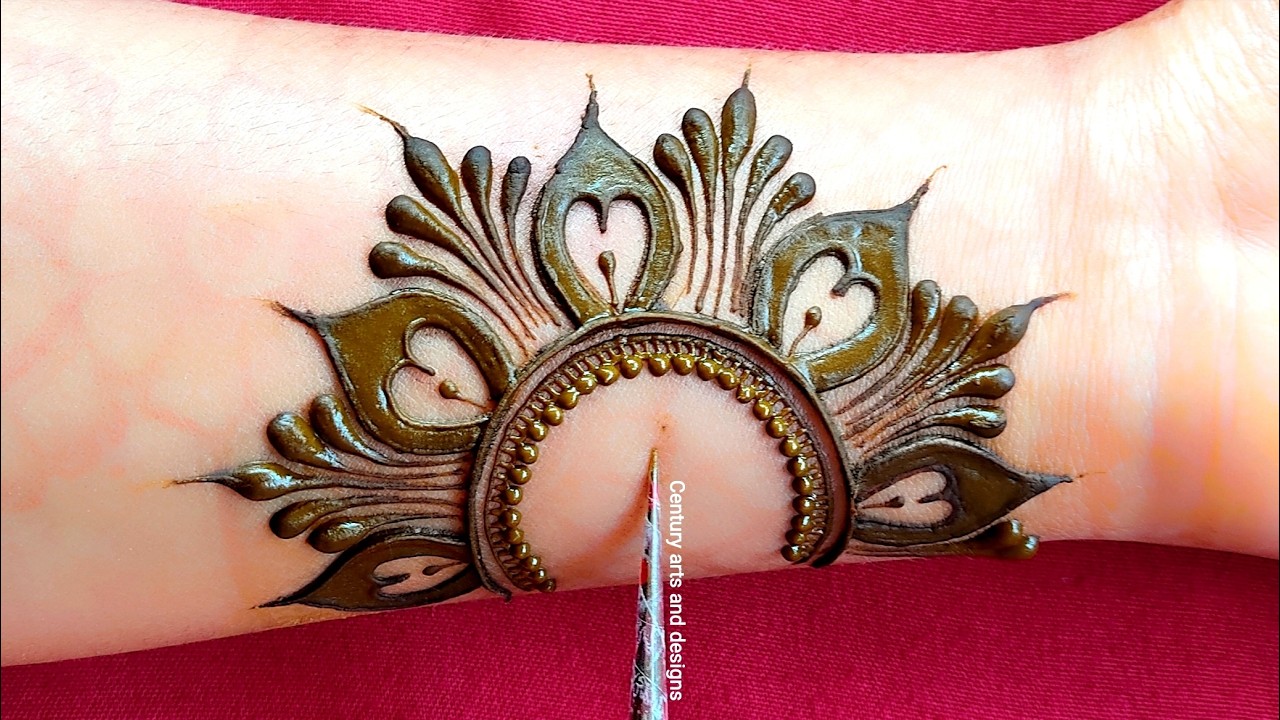New stylish mehndi design | Easy front hand mehndi | Simple mehndi | Mehandi ka design | Mehndi