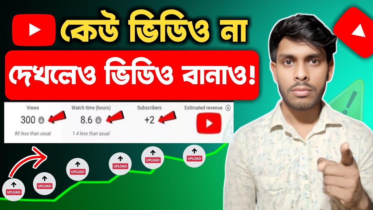 0 Views থেকে ইউটিউব শুরু📈Why You Should Start YouTube Even with O Views | Beginner Mindset Bangla✅