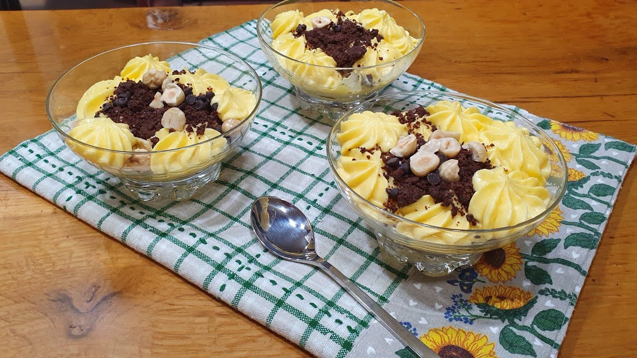 Нежный и вкусный десерт в стаканчиках  ~ маскарпоне и шоколад