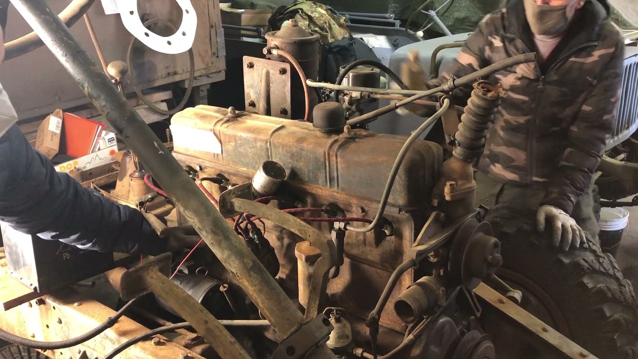 First start of our Chevrolet C15A WW2 military vehicle