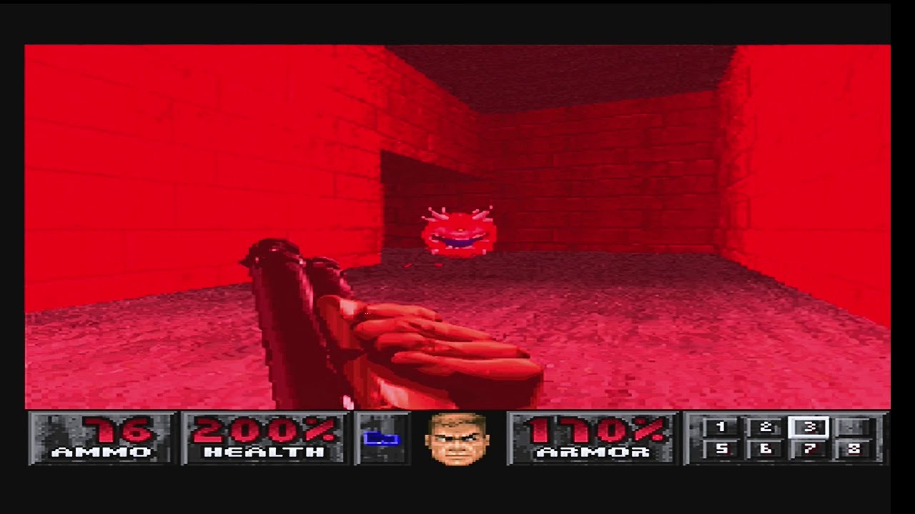 Doom (PS1) MAP 12: Deimos Lab (100%)