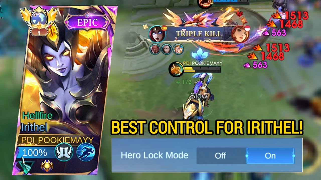 IRITHEL BEST CONTROL SETTING!! BEST BUILD IRITHEL 2025 - TOP GLOBAL IRITHEL MLBB