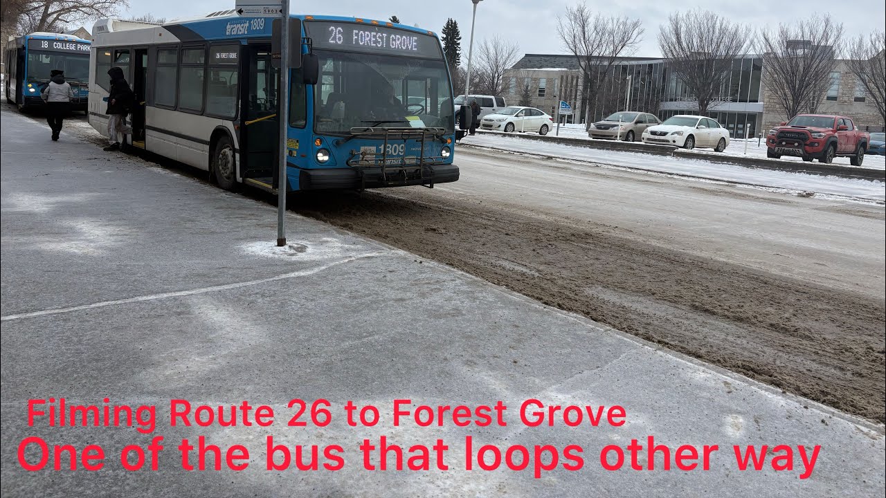 (Other way) Saskatoon Transit Route 26 (1809) Place Riel Terminal E/S to 115th/Kenderdine