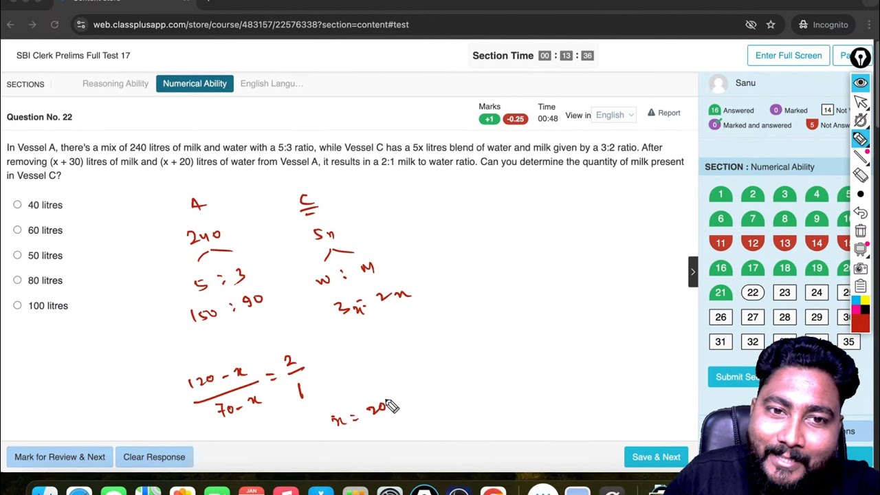 How to Attempt SBI Clerk Mock Test To Score 35/35 in Quant || Real Time Exam Approach By Kaushik Sir