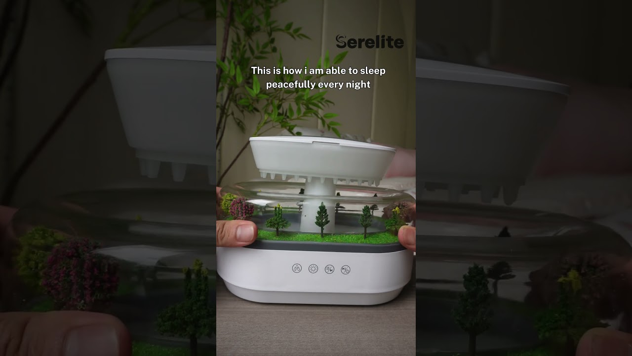 Every night, my humidifier brings the calm that leads to deep sleep. #serelite #Humidifier #shorts