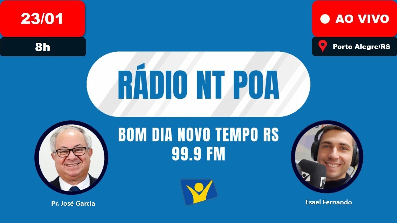 🔴 Rádio Novo Tempo RS | AO VIVO (23/01/26)