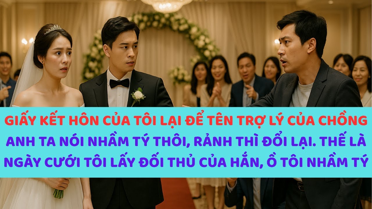 Giấy kết hôn của tôi lại để tên trợ lý chồng, a ta nói nhầm tý thôi, thế là ngày cưới tôi đổi chú rể