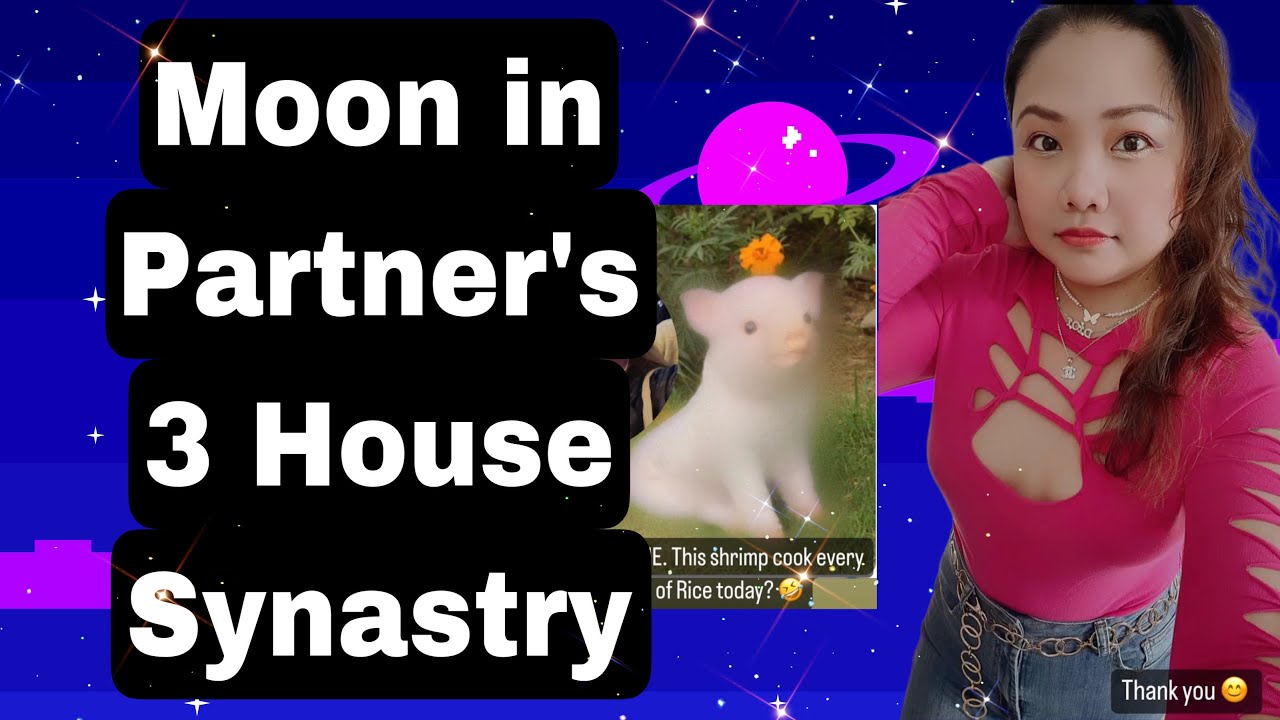 Moon in Partner's 3rd House Synastry #astrology #synastry #datingadvice