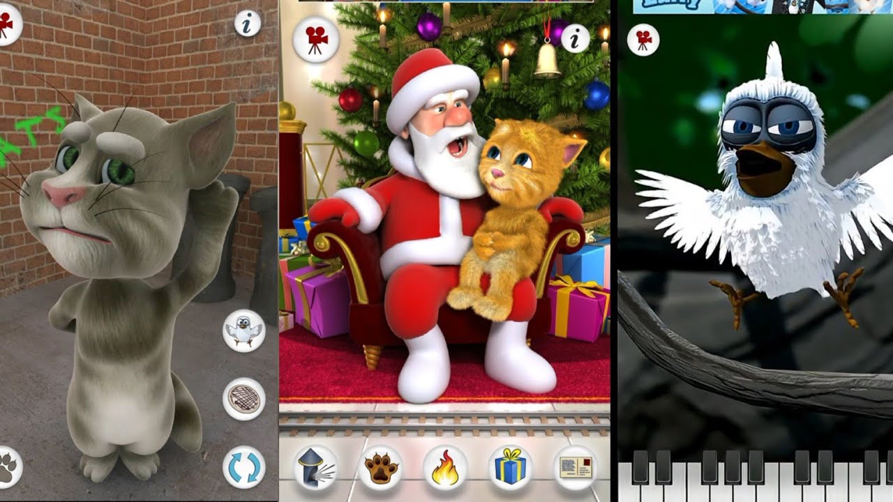 Present and removed Talking Tom and Friends games