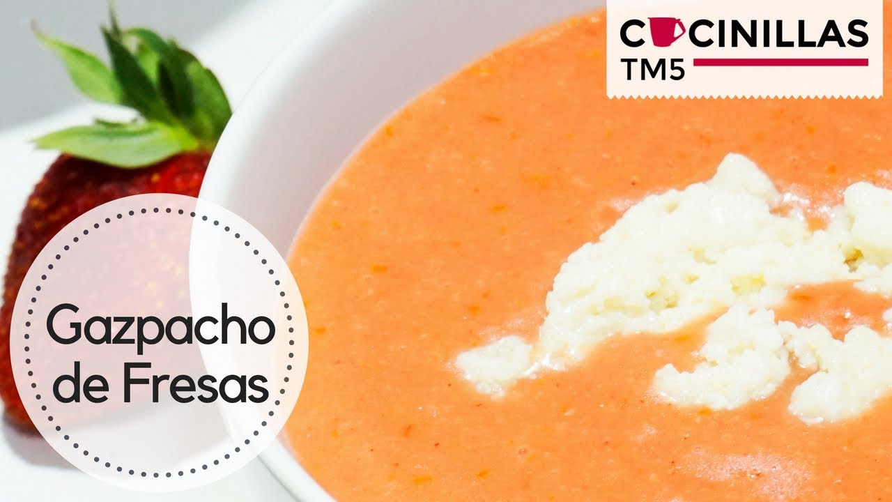 Gazpacho de Fresas y Queso de Cabra | Recetas Saludables | Recetas Thermomix