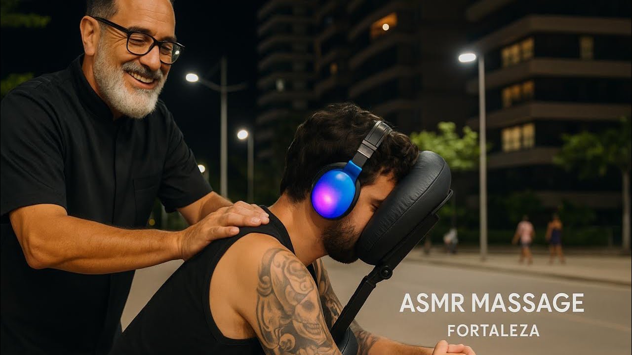 ELE ESTAVA COM DOR NO PESCOÇO | ASMR MASSAGE - Abel Costa | Fortaleza