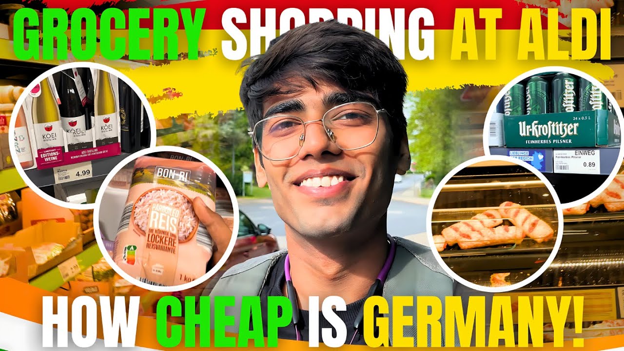 🛒 Grocery Shopping in Germany 🇩🇪 | What&rsquo;s Inside ALDI? 😱 Grocery Prices Tour | MoshVlogs