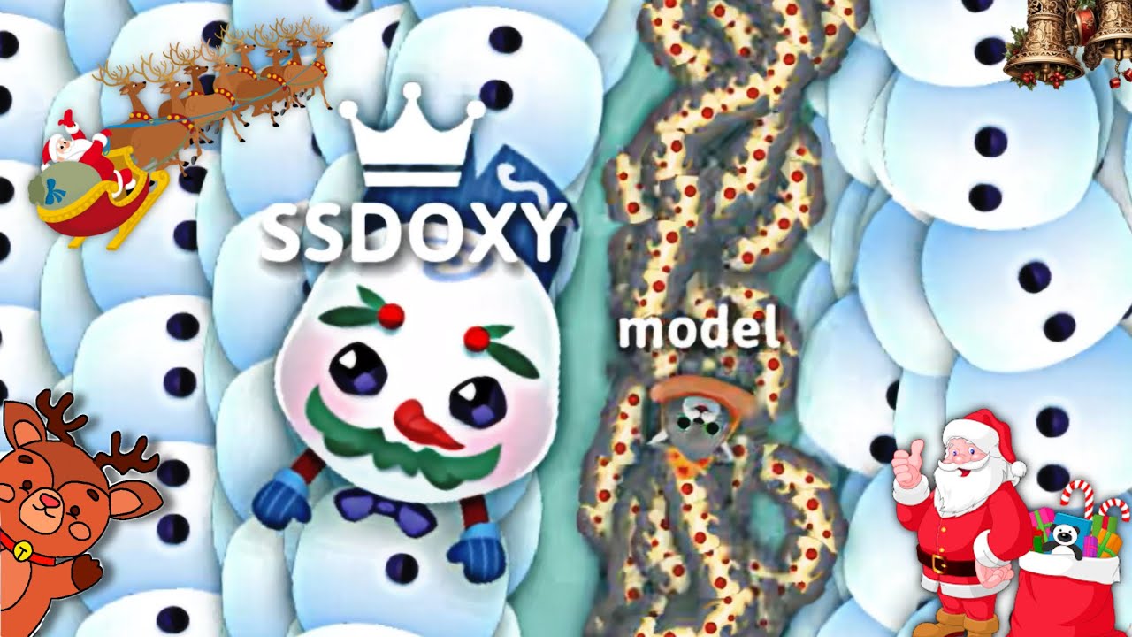CRISTMAS SPECIAL SNAKE 🐍 || SNAKE IO GAMEPLAY || SSDOXY 
