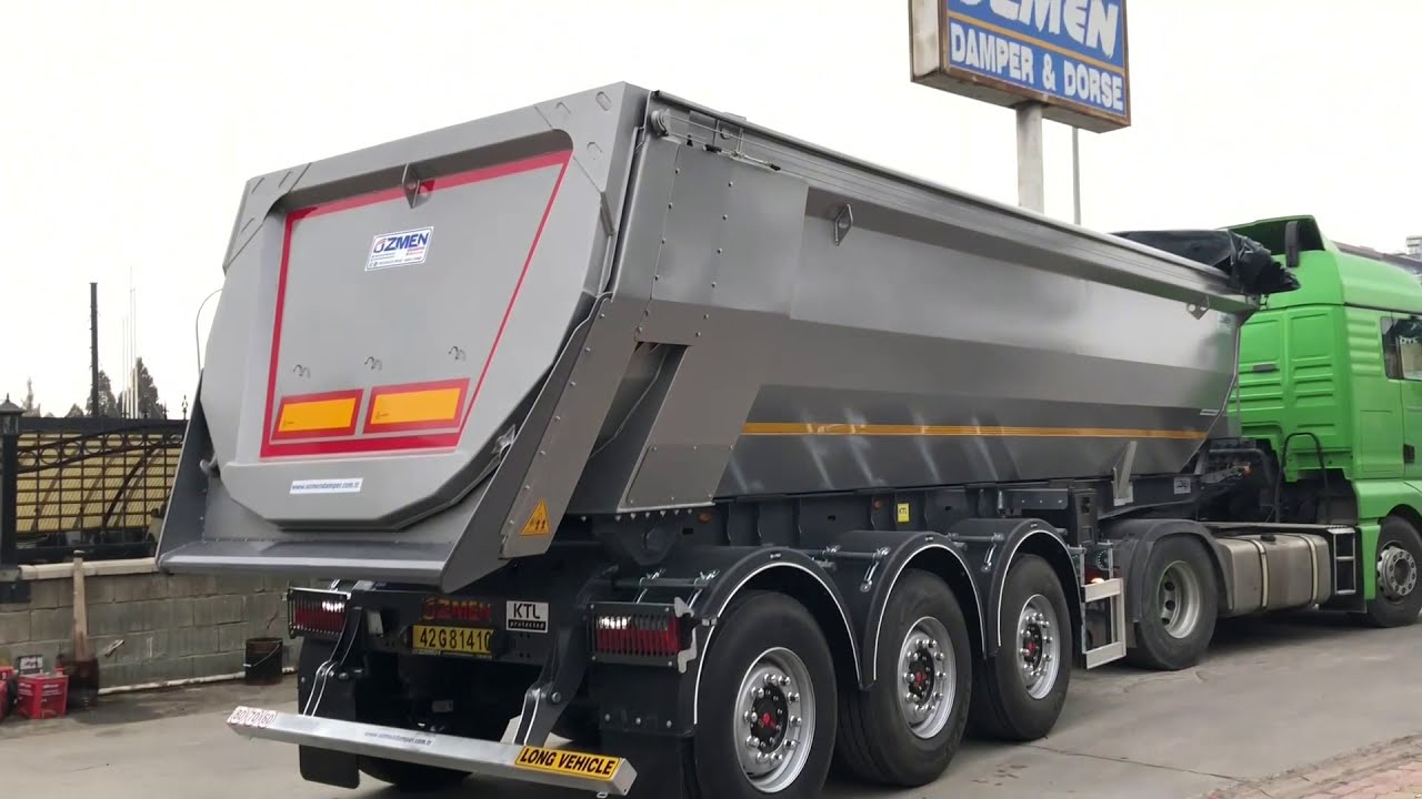 Half Pipe Tipper - Ribaltabile - САМОСВАЛЬНЫЕ - Benne TP - Küvet Damper - OZMEN DAMPER TRAILER