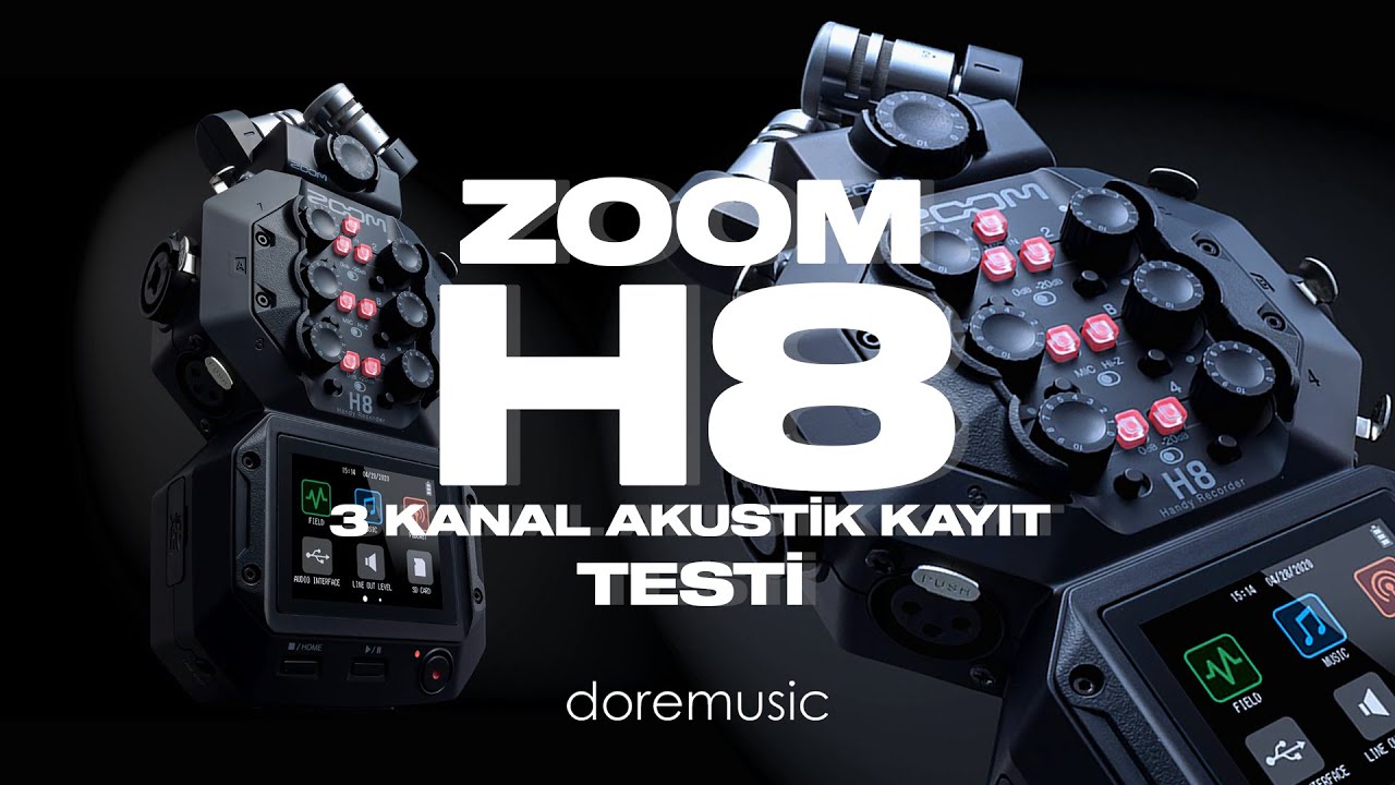 Zoom H8 Ses Kayıt Cihazı ile 3 Kanal Akustik Kayıt Nasıl Yapılır? | Ezgi Yelen
