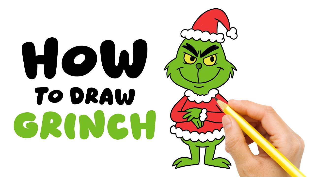 How To Draw The Grinch – Easy & Fun Drawing for Kids