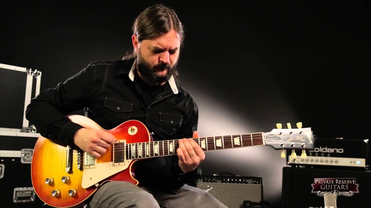 Gibson Custom 1960 Les Paul Reissue VOS Electric Guitar Washed Cherry