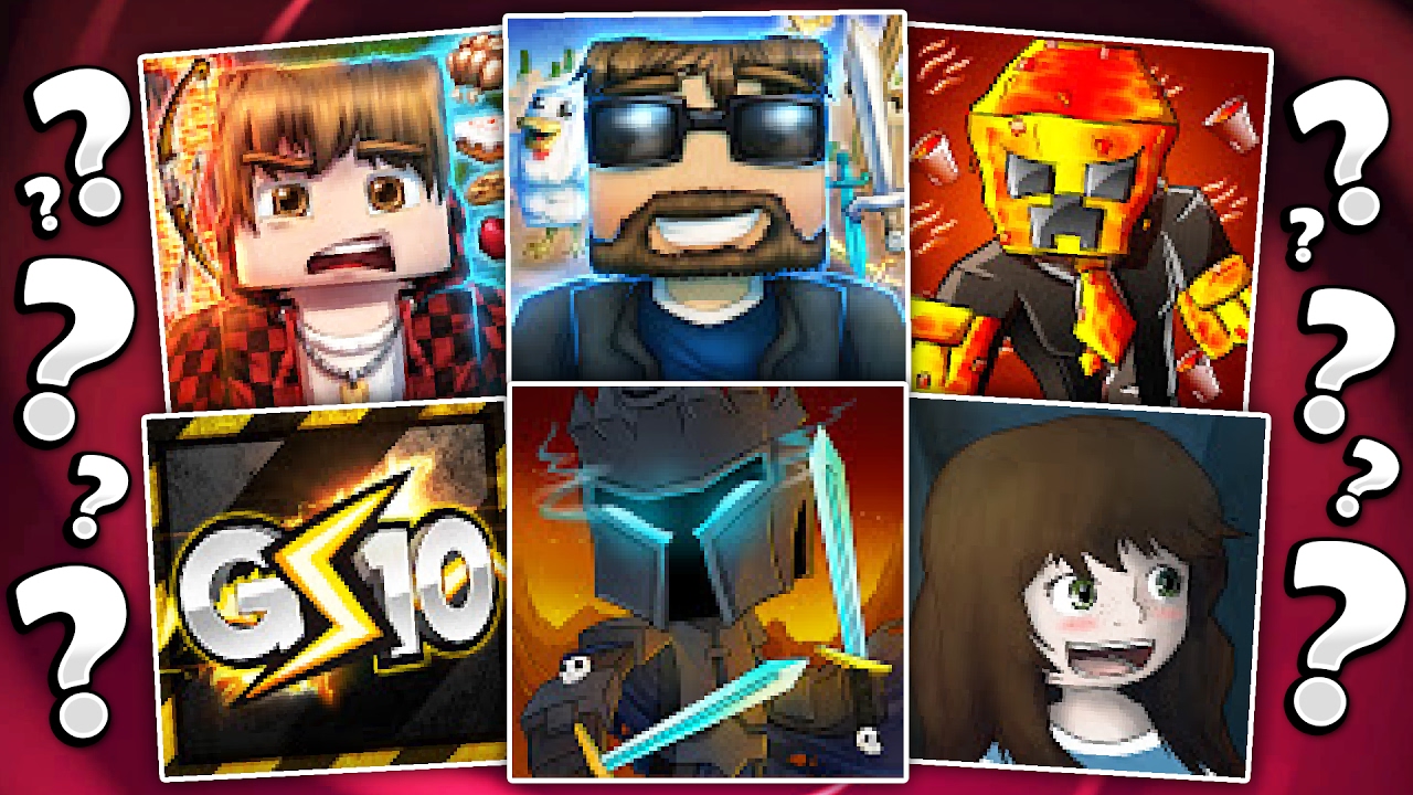 Minecraft: Famous YouTuber Intros (Me Included!)