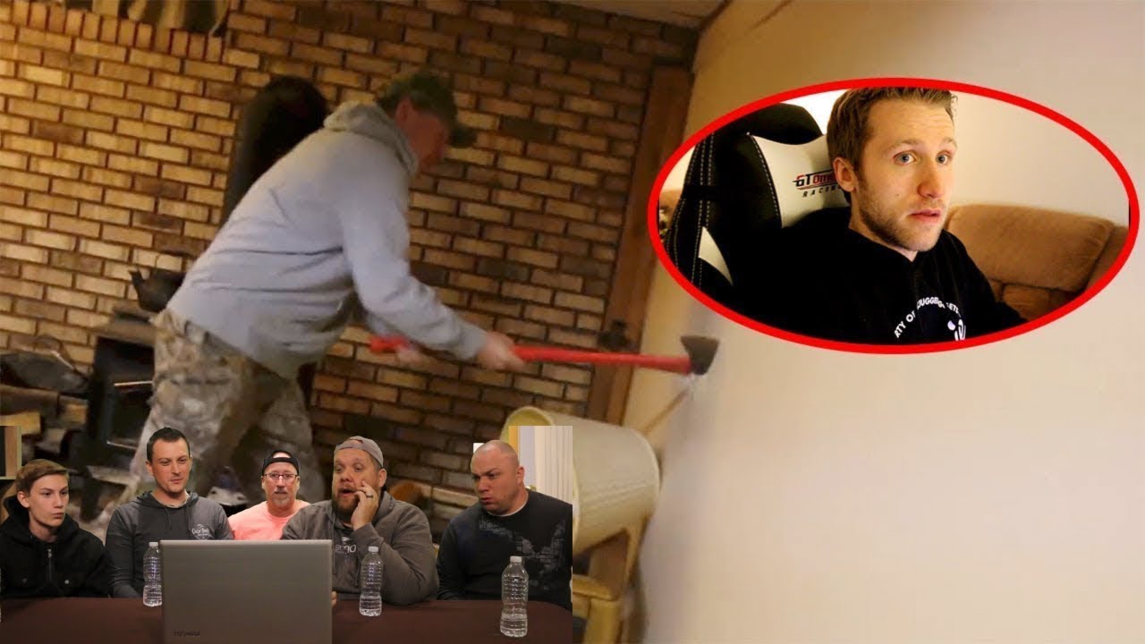 'PSYCHO DAD TEARS DOWN WALL!' Reaction!