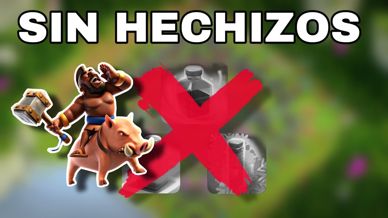 PROHIBIDO USAR HECHIZOS 😱 en CLASH of CLANS 🔥 | Ciro Clash
