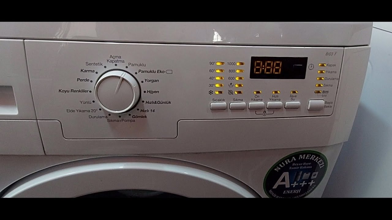 طريقة استعمال غسالة ارشليك 8kg/How to use Arschlik washing machine 8kg