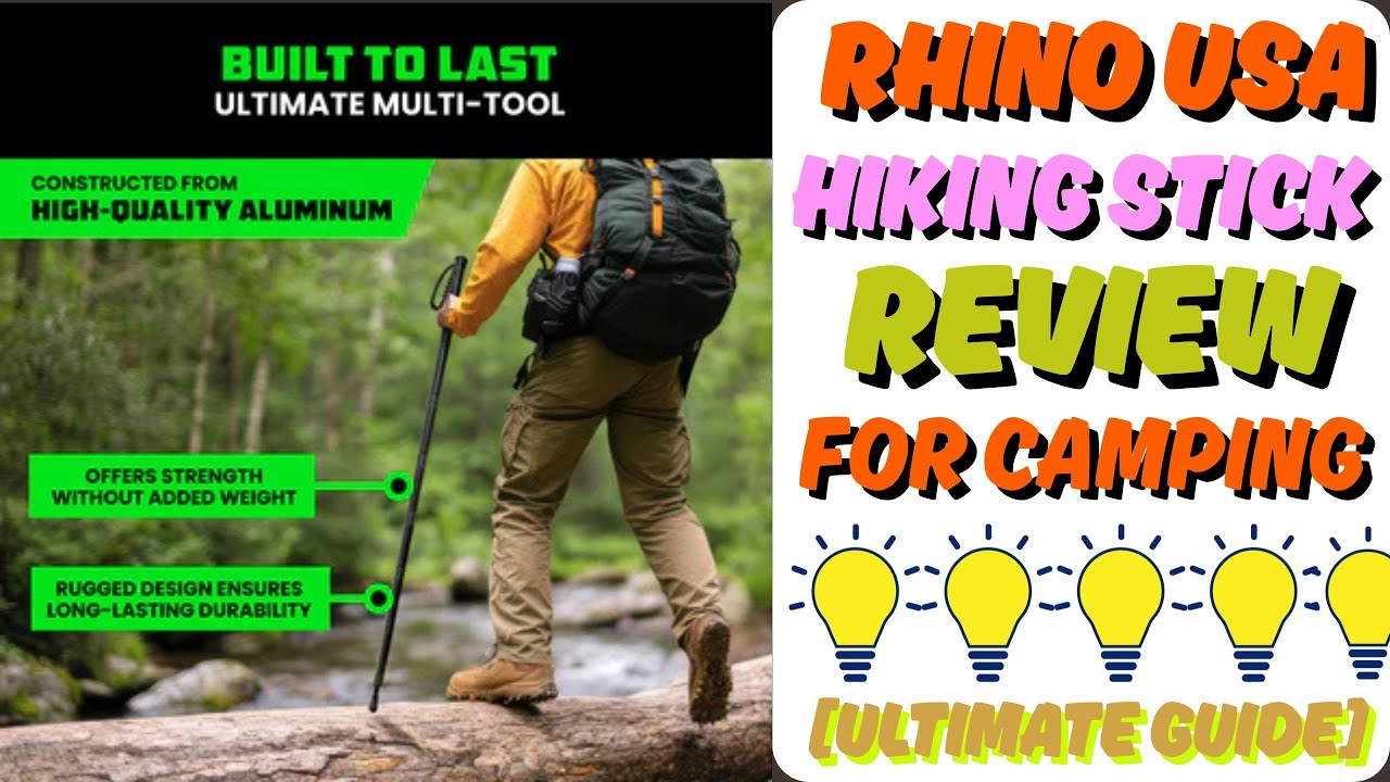 Rhino USA Hiking Stick Review For Camping (Ultimate)
