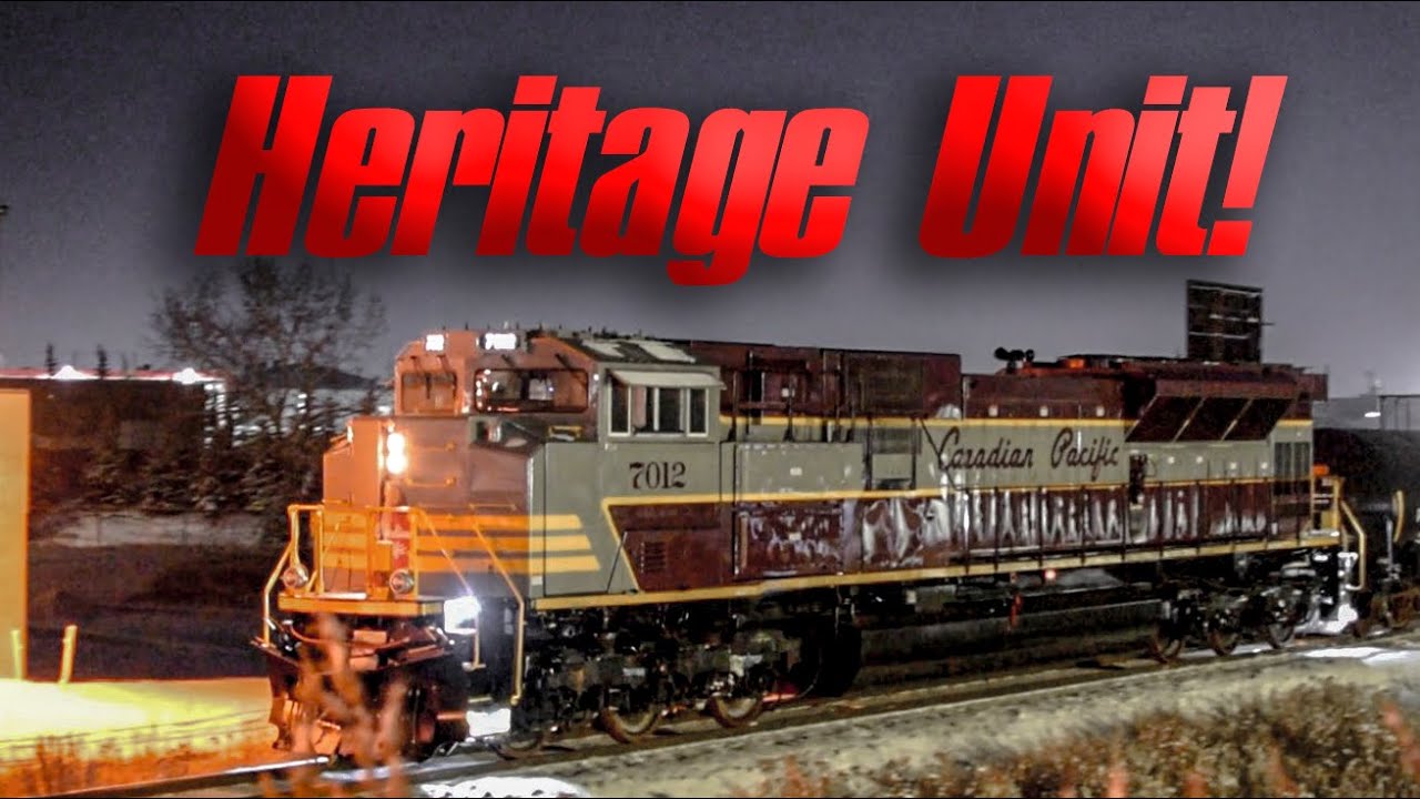 🚆 Awesome 710 Sound! Catching CP Heritage Unit SD70Acu 7012 at 5:30AM 🚆