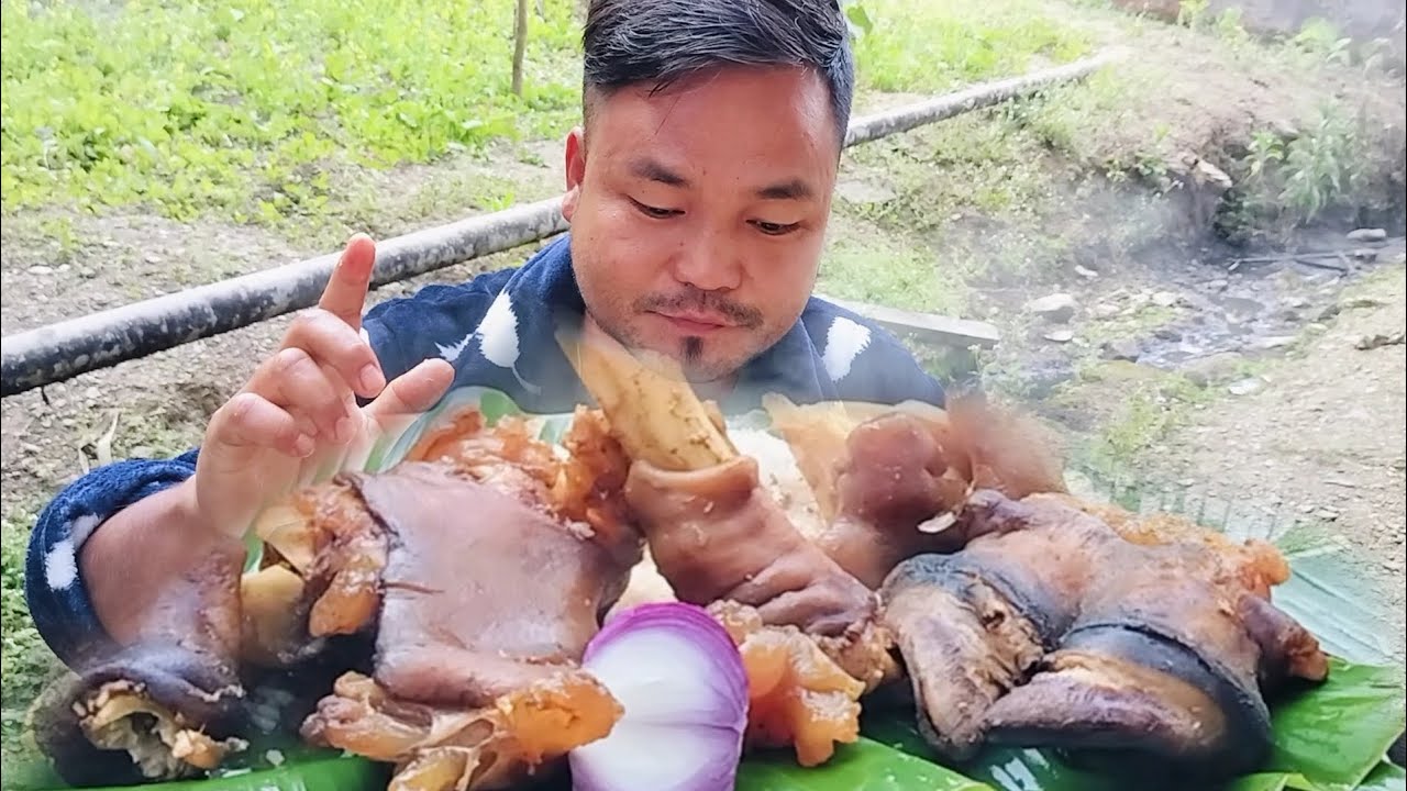 Buffalo 🦬 leg Mukbang||Northeast mukbang||