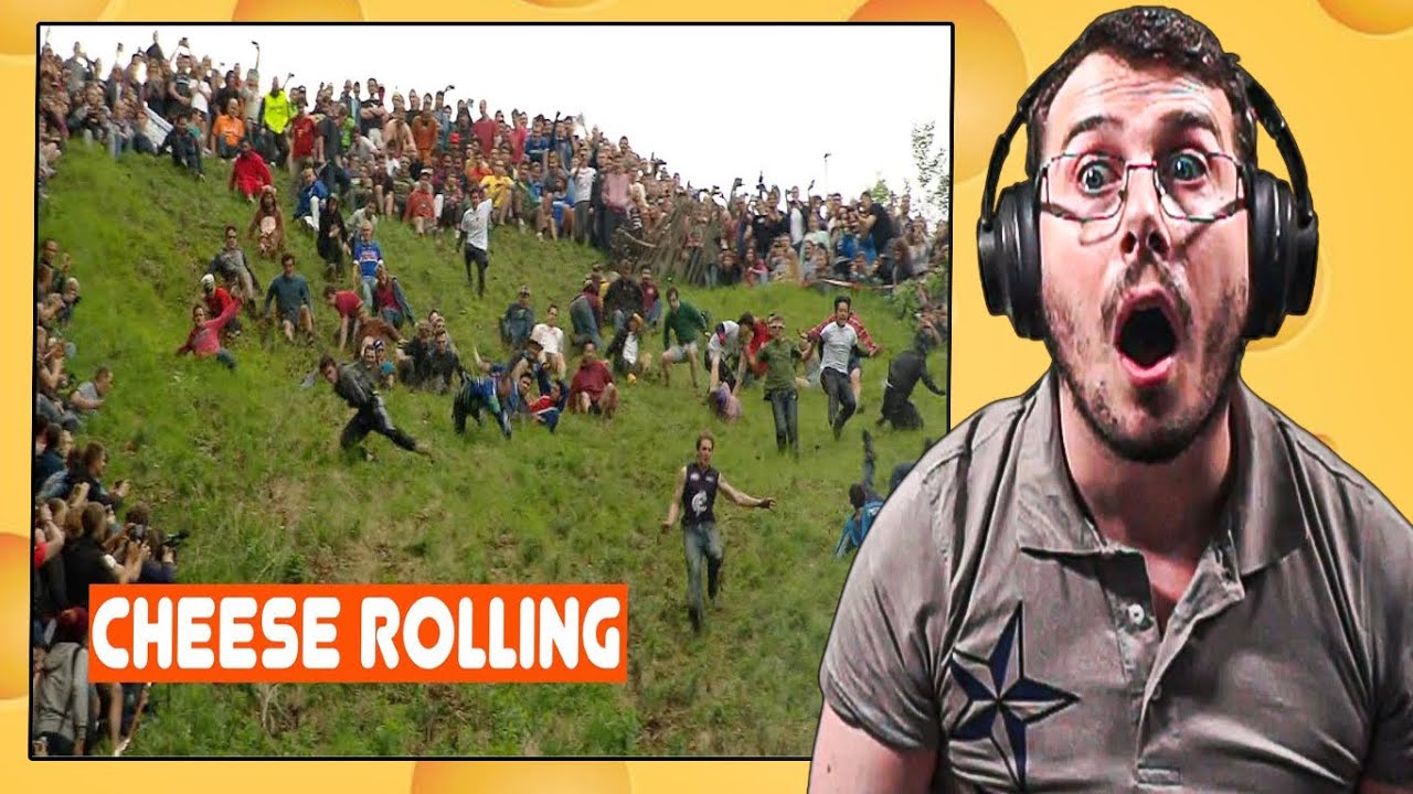 Italian Reacts To Cheese Rolling Competition