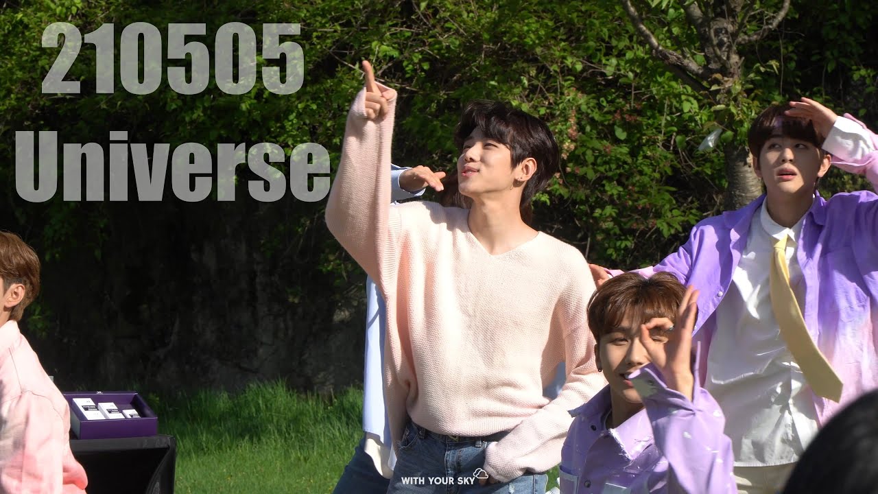[4K] 210505 온라인 버스킹 | Universe - 재찬 직캠 (2 cam mix)