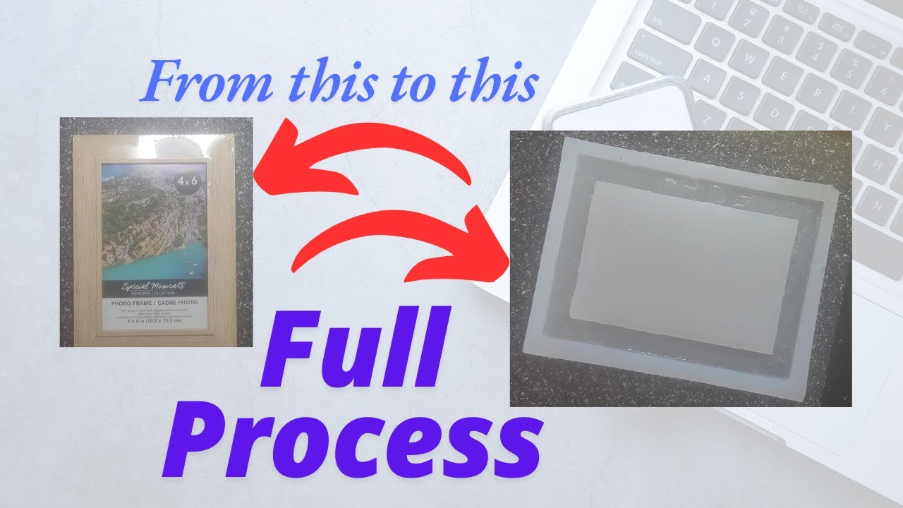 Silicone Mold | Making Of A Frame Mold From Start to Finish | Resin Art | Resin Pouring