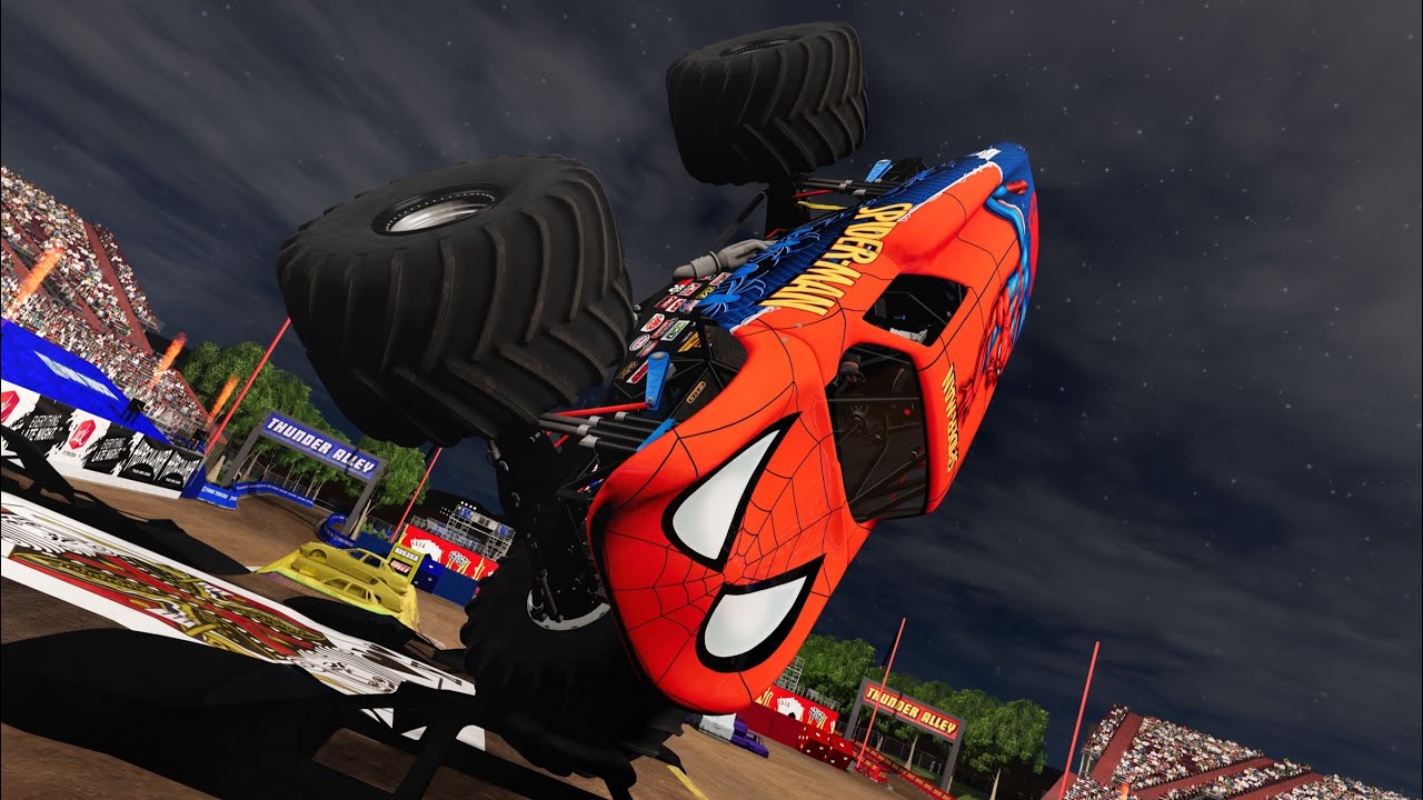 Monster Jam Crashes And Saves #5 - BeamNG Drive