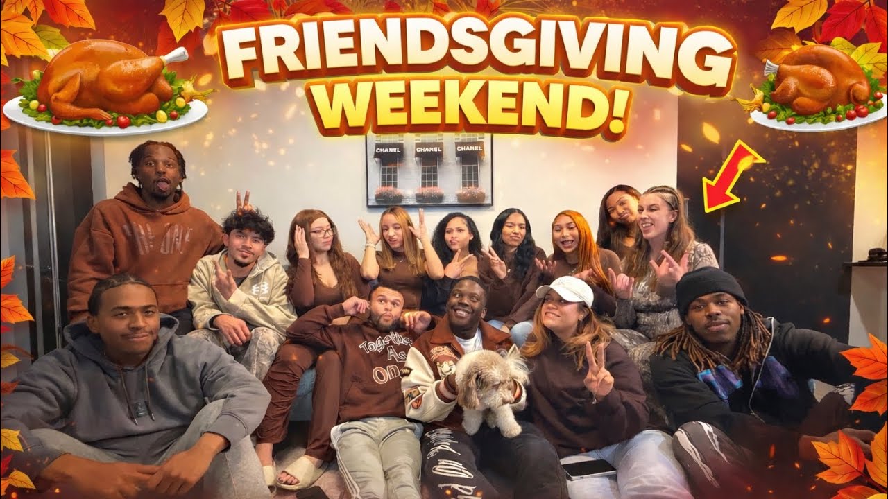 WE TRIED HOSTING FRIENDSGIVING 🦃 