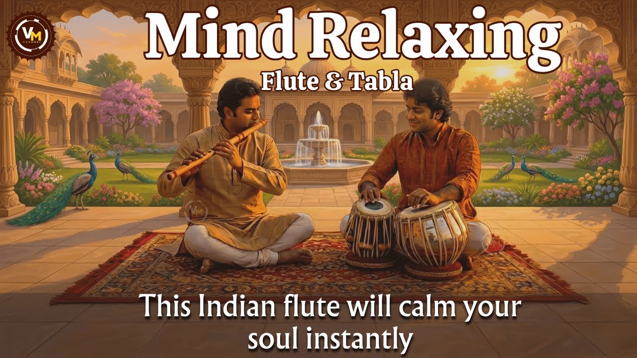 Indian Mind Relaxing  Music | Yoga, Study & Sleep Background | Vaanees Music