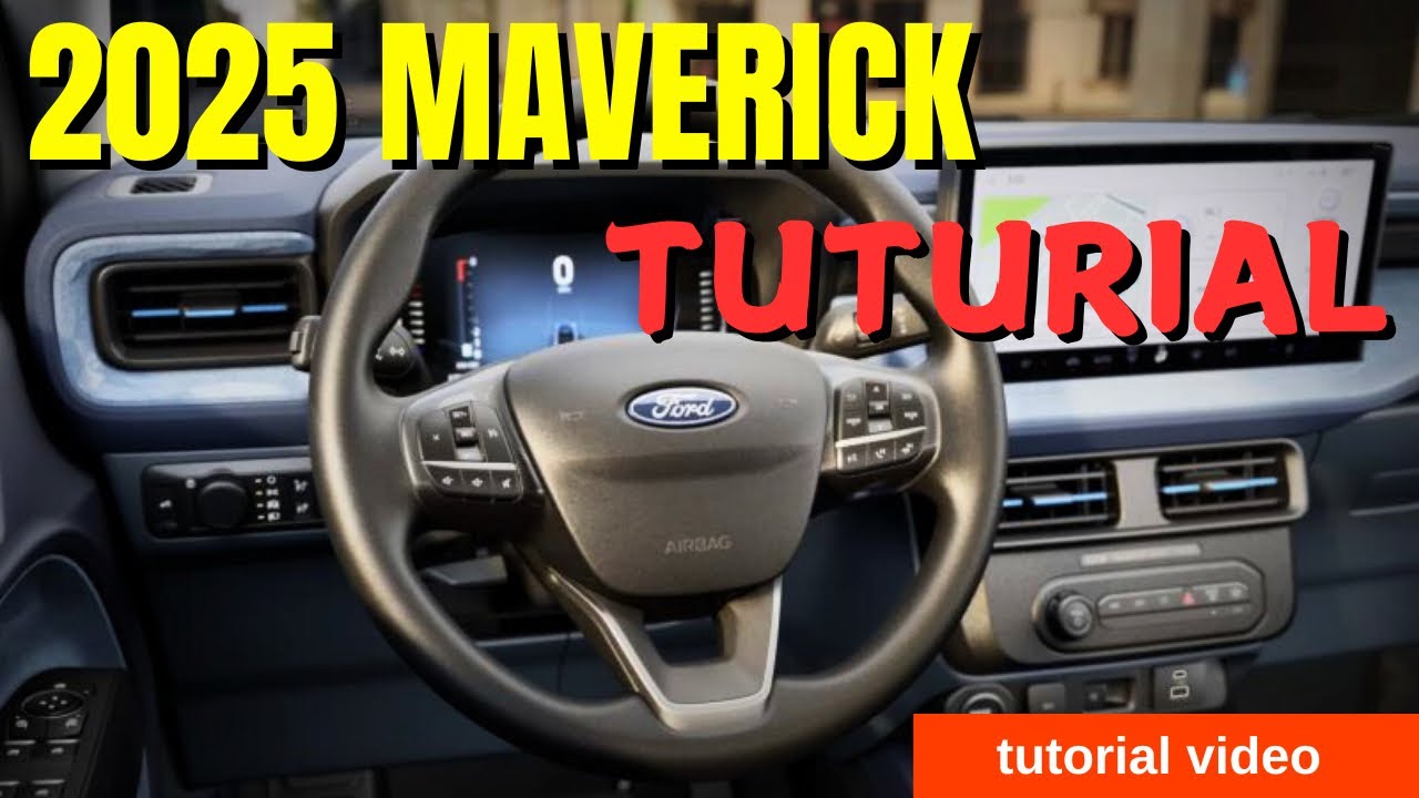 Внутри Ford Maverick 2025 года: полное руководство!