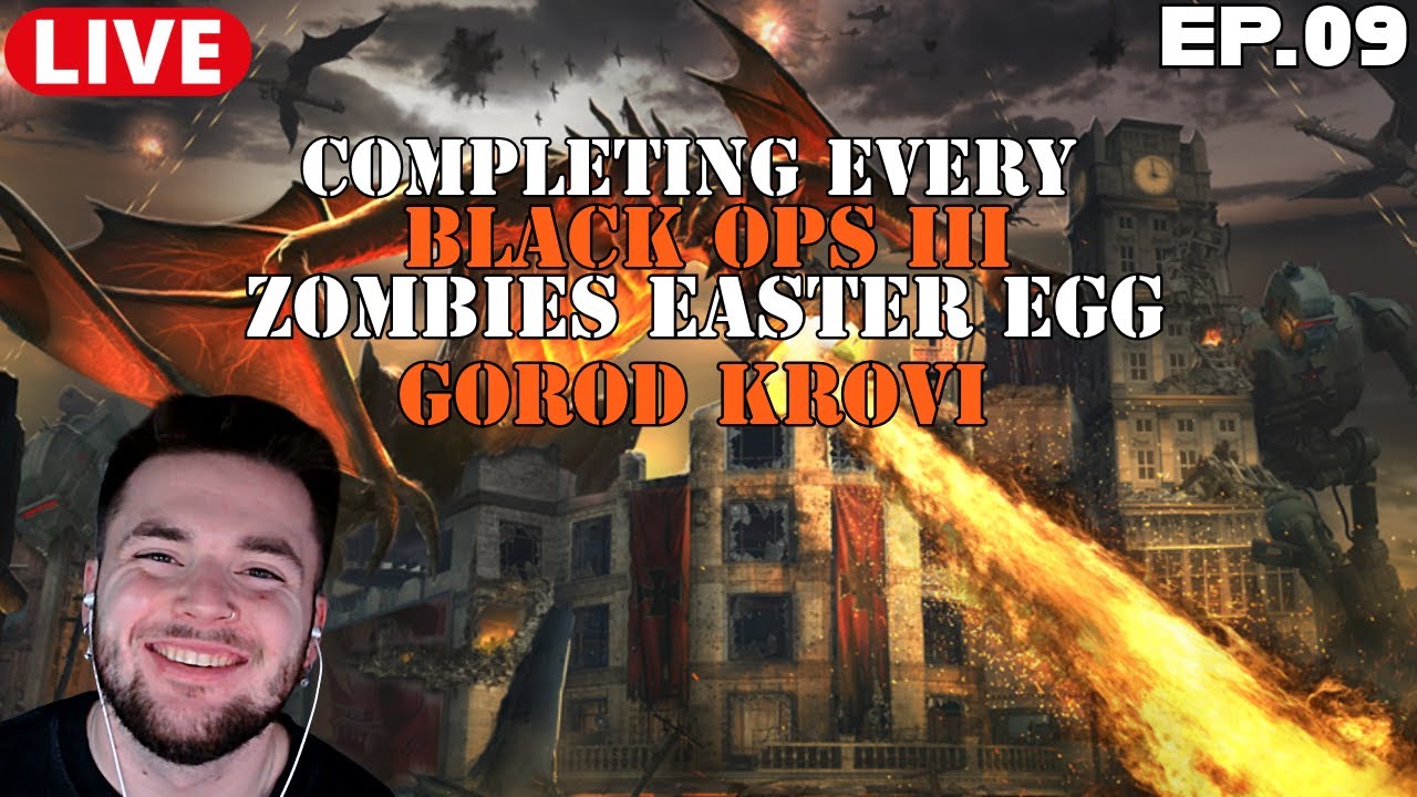 BEATING ALL COD ZOMBIES EASTER EGGS! / BLACK OPS 3 / GOROD KROVI / EP.9