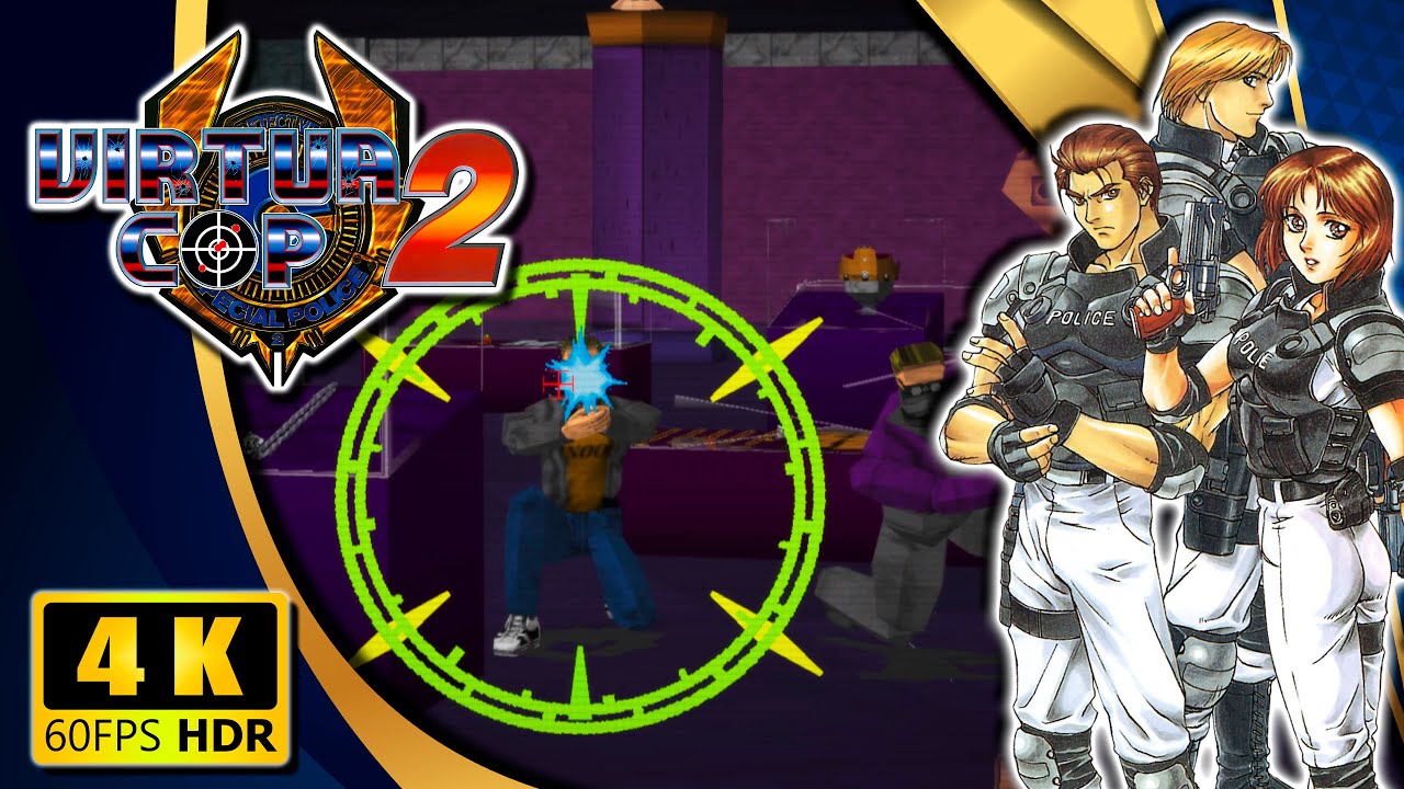 Virtua Cop 2 (Arcade) 【Longplay】