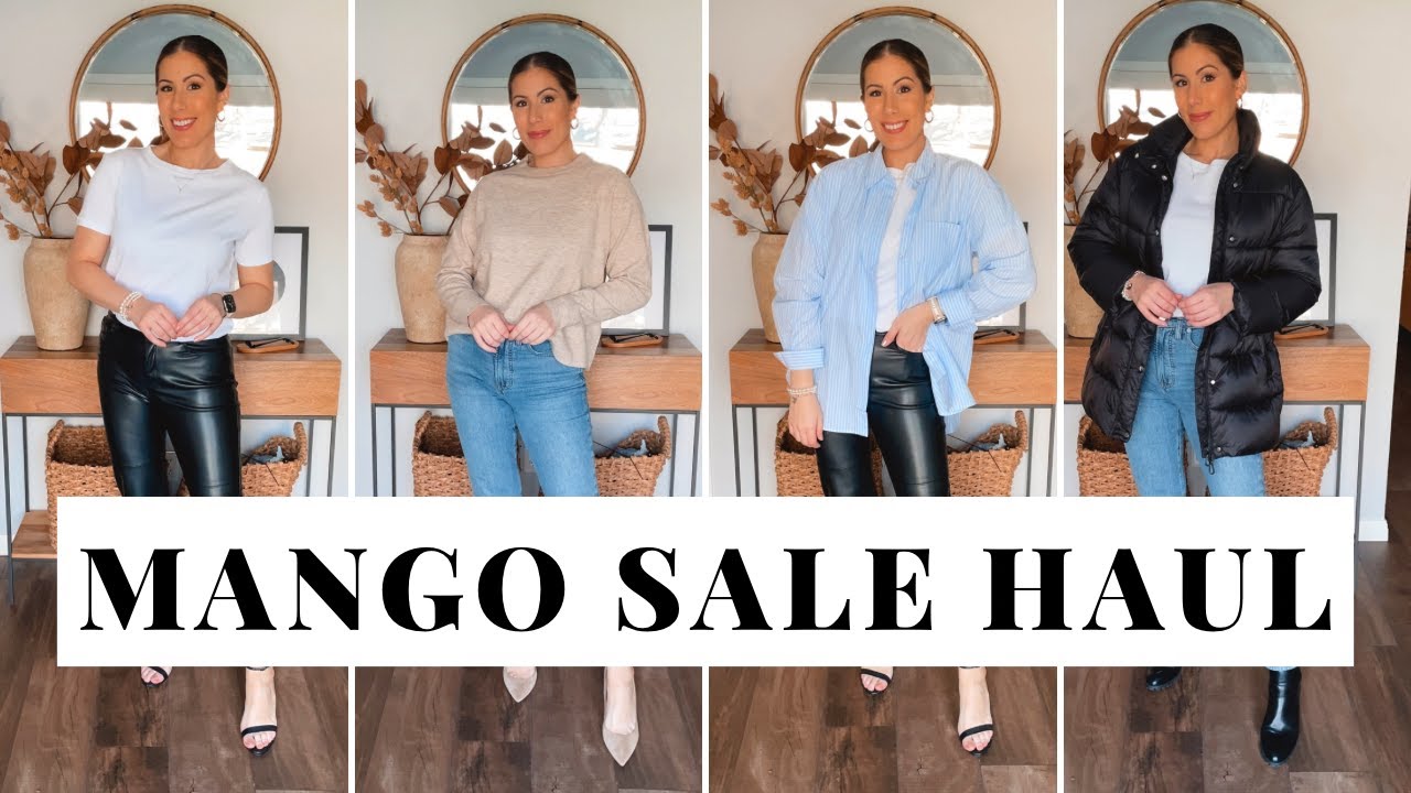 MANGO SALE HAUL 2023 | Capsule Wardrobe Finds