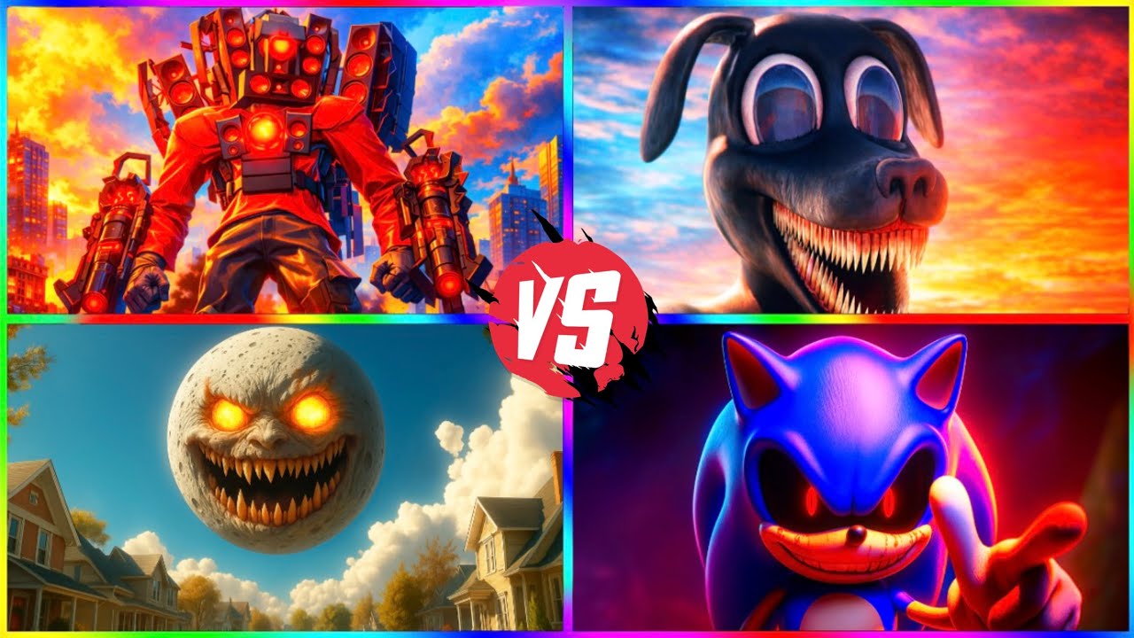TITAN SPEAKERMAN ⚔️ CARTOON DOG ⚔️ MONSTER MOON ⚔️ SONIC.EXE | TILES CLASH
