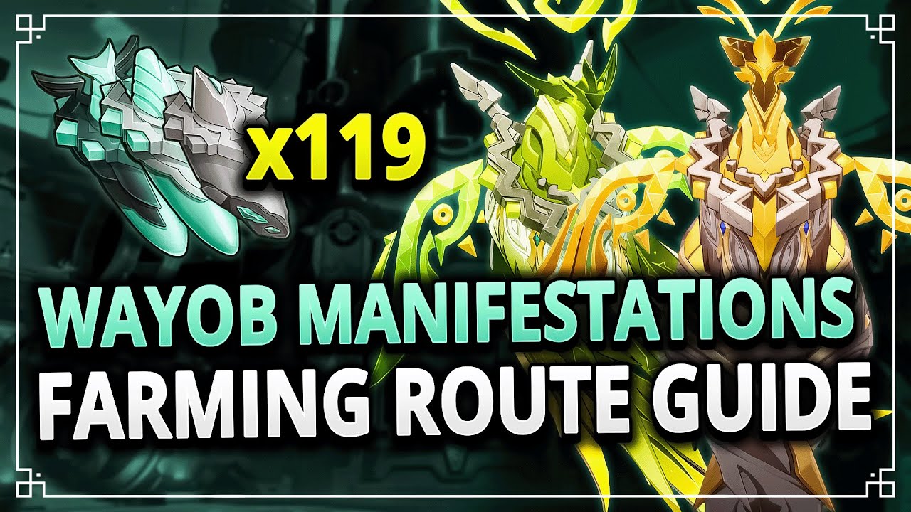 Wayob Manifestations All Locations Farming Route Guide | Genshin Impact 5.0