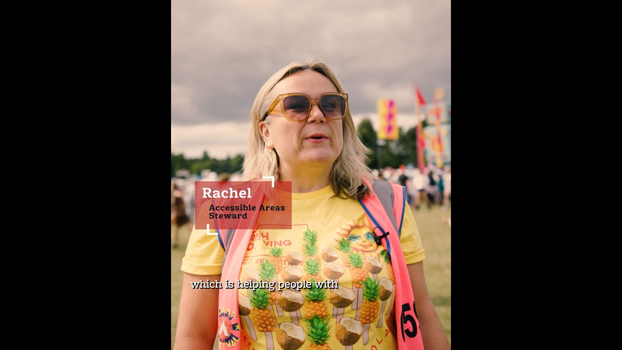 Rachel an Access Steward volunteering at Camp Bestival with Hotbox Events #festival #campbestival
