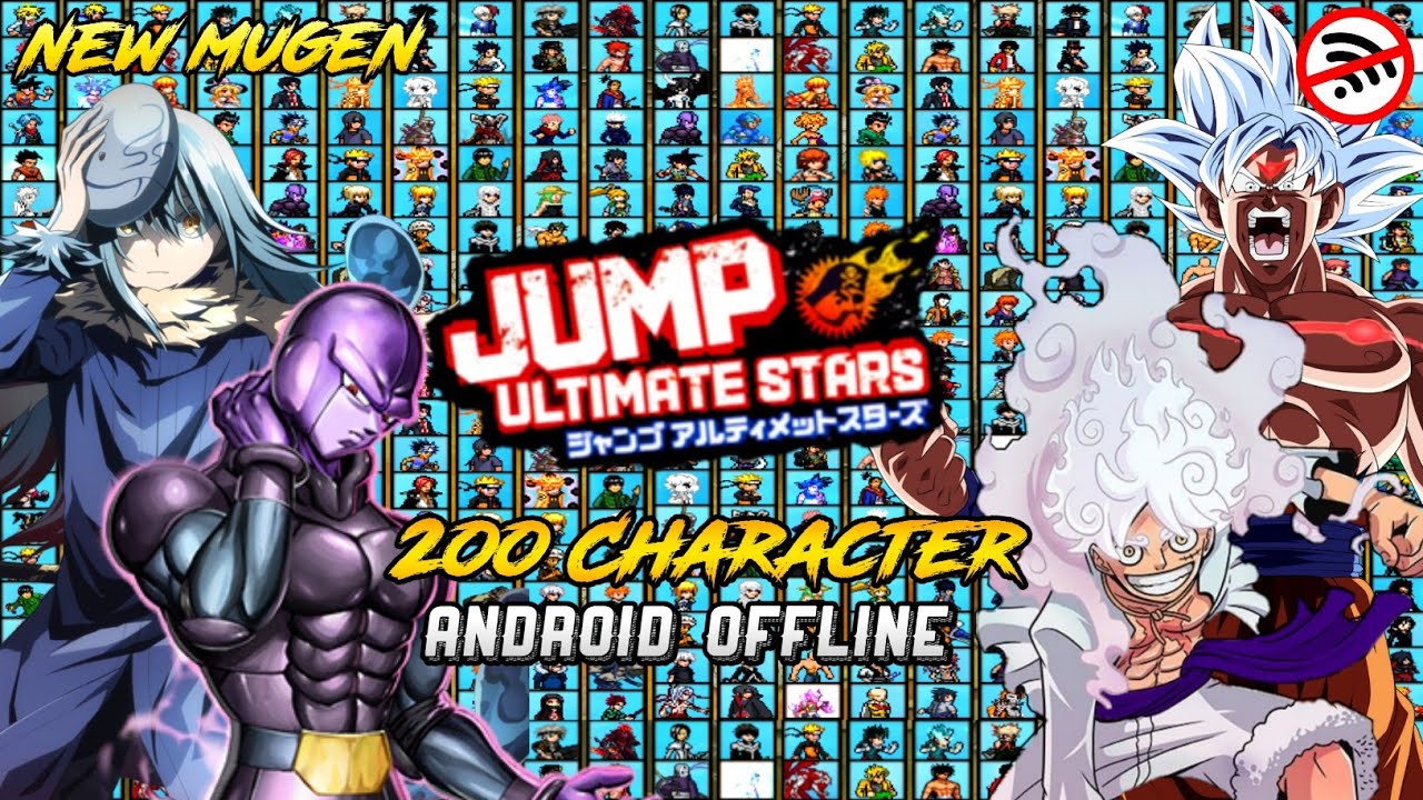 RELEASE!! ANIME WAR MUGEN V8.1 APK NO EXAGEAR | WITH 200 BEST CHARACTER | Bleach Vs Naruto