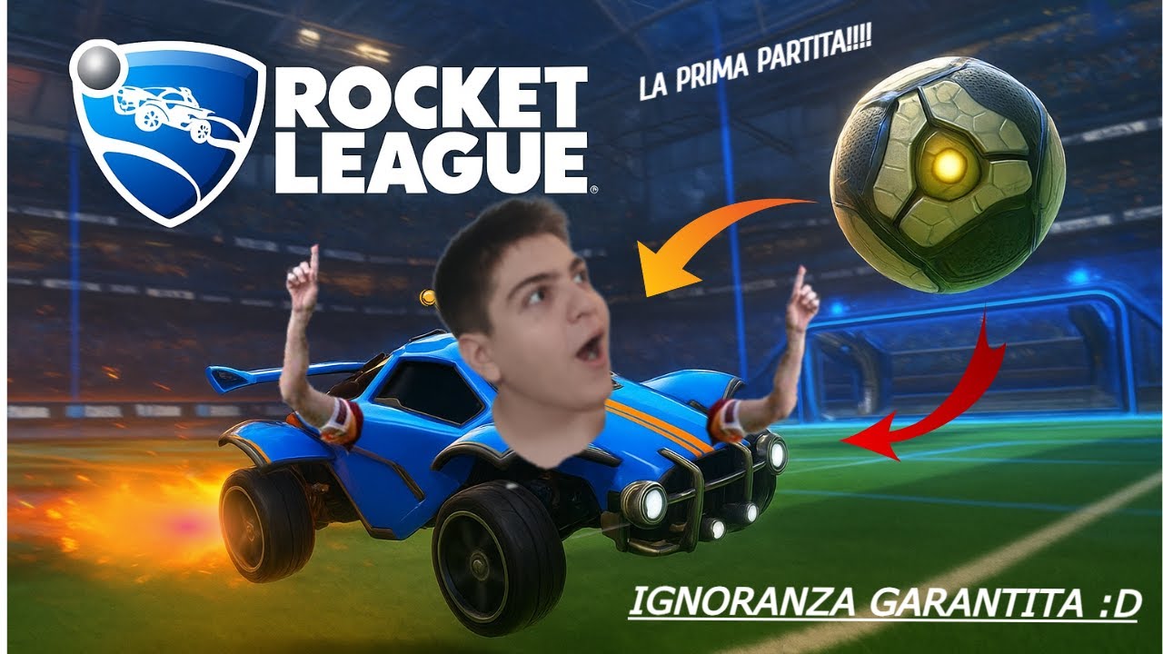 LA MIA PRIMISSIMA PARTITA SU ROCKET LEGUE XD (ita)