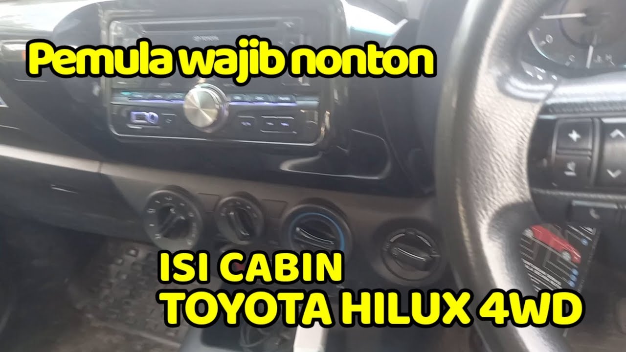 BELAJAR ISI INTERIOR CABIN 4WD TOYOTA HILUX ‼️PEMULA WAJIB NONTON