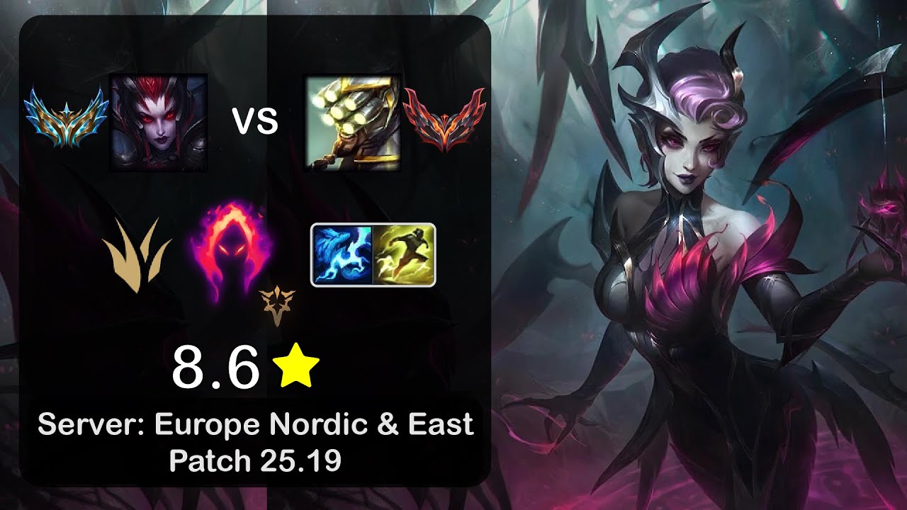Elise Jungle vs Master Yi - EUNE Challenger - Patch 25.19