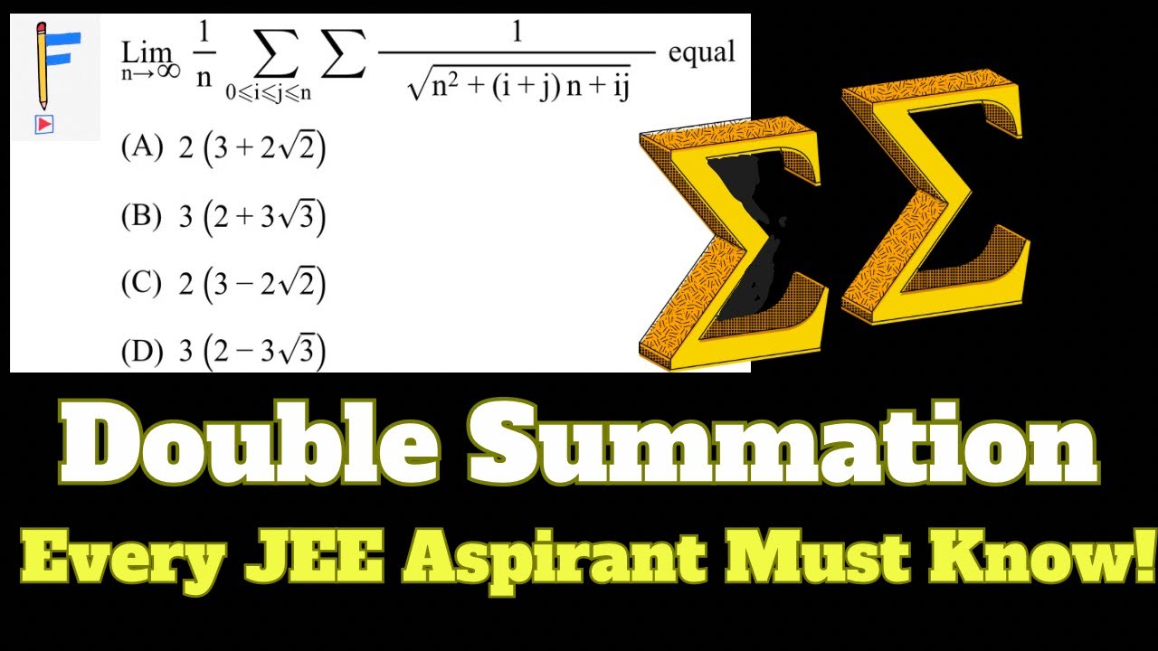This Double Summation Concept is GOLD for JEE Advanced | Factorial’s Question of the Day