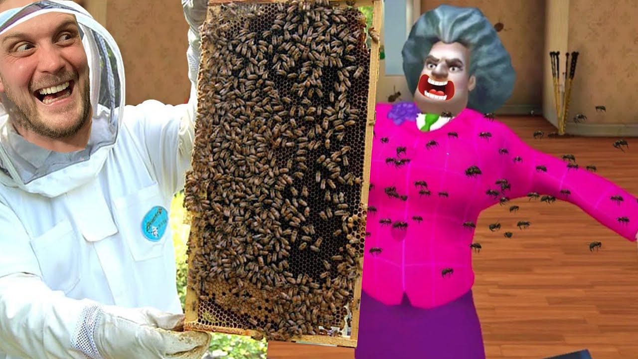 BACIO SAM PČELE LUDOJ UČITELJICI DA JE DOKRAJČIM! Crazy Teacher 3D