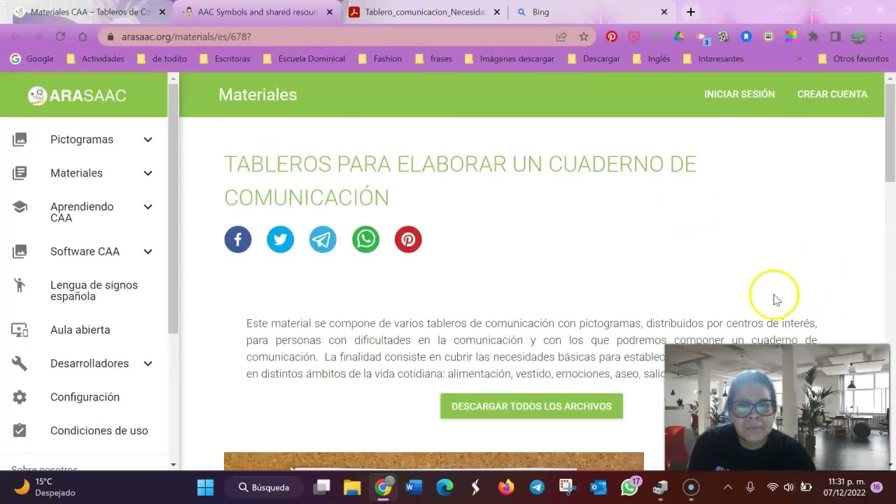Tablero de comunicaci&oacute;n